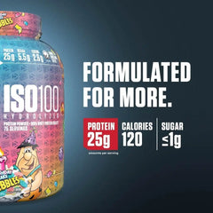 Dymatize ISO100 Protein Powder, 100% Whey Isolate, Birthday Cake | 25g Protein, Hydrolyzed, Fast-Absorbing, Supports Muscle Health, 5.5g BCAAs, Gluten-Free, 75 Servings, 5 lb