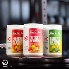 Dymatize Energyze Pre Workout Powder for Men and Women, Strawberry Lemonade, 150mg Caffeine, 5g BCAAs, Performance Blend of L-Theanine, L-Tyrosine, L-Citrulline, No Sugar (30 Servings)