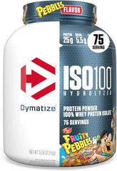 Dymatize ISO100 Protein Powder, 100% Whey Isolate, Fruity Pebbles
