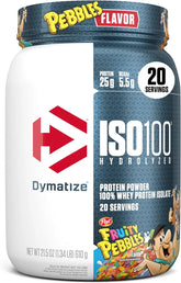 Dymatize ISO100 Protein Powder, 100% Whey Isolate, Fruity Pebbles