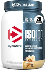 Dymatize ISO100 Protein Powder, 100% Whey Isolate, Gourmet Vanilla
