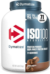 Dymatize ISO100 Protein Powder, 100% Whey Isolate, Gourmet Chocolate