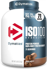 Dymatize ISO100 Protein Powder, 100% Whey Isolate, Gourmet Chocolate