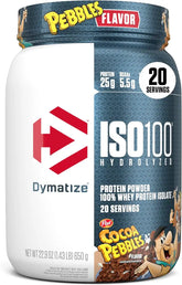 Dymatize ISO100 Protein Powder, 100% Whey Isolate, Cocoa Pebbles
