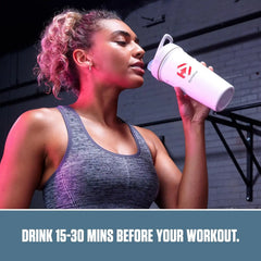 Dymatize Energyze Pre Workout Powder for Men and Women, Strawberry Lemonade, 150mg Caffeine, 5g BCAAs, Performance Blend of L-Theanine, L-Tyrosine, L-Citrulline, No Sugar (30 Servings)