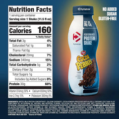 Dymatize Performance Protein Shake, Cocoa Pebbles, 30g Protein, 6.1g BCAA for Muscle Recovery, No Sugar, Low Fat, 24 Vitamins & Minerals, Gluten-Free, Ready to Drink, Snack,11.5fl oz,(Pack of 24)