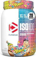 Dymatize ISO100 Protein Powder, 100% Whey Isolate, Birthday Cake | 25g Protein, Hydrolyzed, Fast-Absorbing, Supports Muscle Health, 5.5g BCAAs, Gluten-Free, 20 Servings, 1.3 lb