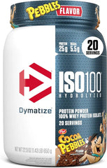 Dymatize ISO100 Protein Powder, 100% Whey Isolate, Cocoa Pebbles